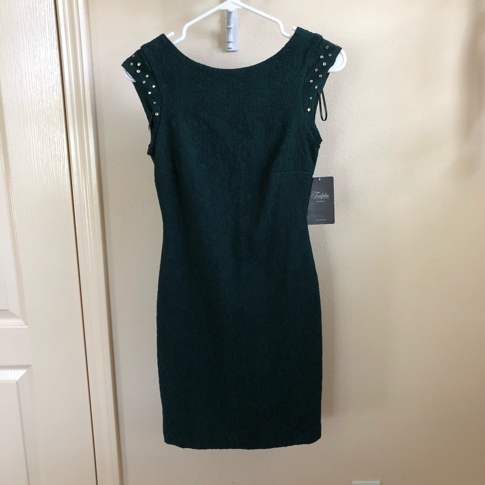 Zara emerald green dress